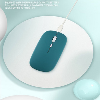 Επαναφορτιζόμενο ασύρματο ποντίκι Bluetooth 2.4G Ποντίκι USB για Android Φορητός υπολογιστής tablet Windows για φορητό υπολογιστή IPAD
