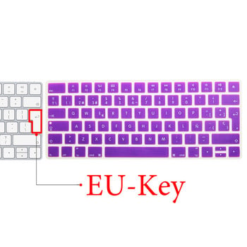 Испански за Apple Wireless keybord MLA22LL/ A1644 IMAC Magic Keyboard cover Протектор Силиконов капак EU-Key Version