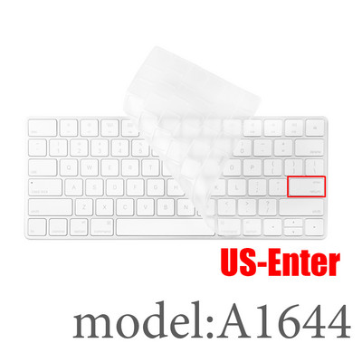Magic Keyboard Silikoninis Klaviatūros dangtelis A1644 A1314 Dangtelio odos apsauga Apple imac klaviatūrai su skaičių klavišu A1843 A1243
