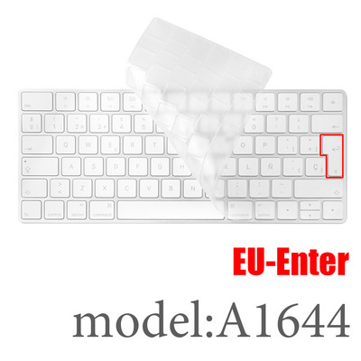 Magic Keyboard Силиконов капак за клавиатура A1644 A1314 Cover Skin Protector за Apple imac клавиатура с цифров клавиш A1843 A1243