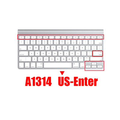 Magic Keyboard Silikoninis Klaviatūros dangtelis A1644 A1314 Dangtelio odos apsauga Apple imac klaviatūrai su skaičių klavišu A1843 A1243