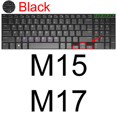 Poklopac tipkovnice za Alienware M15 R7 M17 R5 R6 X14 X15 R1 X17 R2 Površina-51m R3 R4 13 14 15 17 18 Zaštitna maska za kožu Silikonska ALW