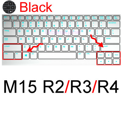 Poklopac tipkovnice za Alienware M15 R7 M17 R5 R6 X14 X15 R1 X17 R2 Površina-51m R3 R4 13 14 15 17 18 Zaštitna maska za kožu Silikonska ALW