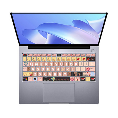 Husă pentru tastatură laptop pentru 2022 Huawei MateBook D14/D15/14 MateBook X Pro 13.9 Honor MagicBook 14/15/Pro 16.1 US desene animate distracție