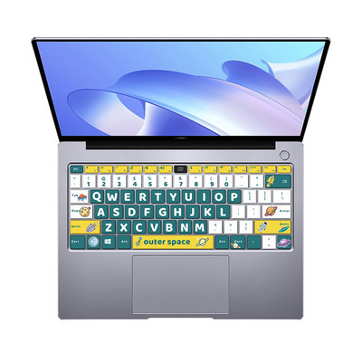 Husă pentru tastatură laptop pentru 2022 Huawei MateBook D14/D15/14 MateBook X Pro 13.9 Honor MagicBook 14/15/Pro 16.1 US desene animate distracție