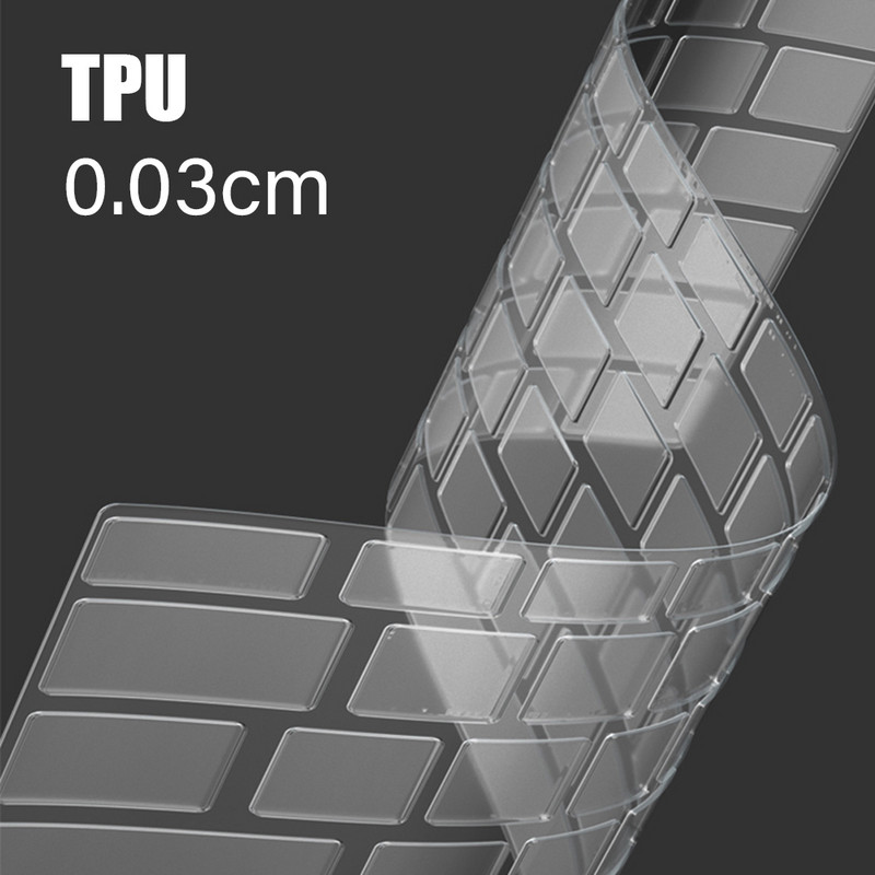 TPU billentyűzet fedél új MacBook Pro 14 hüvelykes 2021 M1 A2442/ MacBook Pro 16 hüvelykes 2021 M1 Max A2485 Ultra vékony billentyűzettokhoz