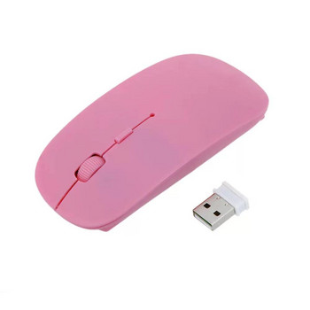 Нова безжична мишка 2.4G USB приемник Ултратънка оптична безжична компютърна мишка, безжична мишка за лаптоп, мишка Безплатна доставка