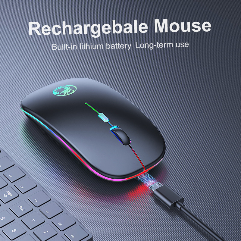 Mouse fără fir Mouse-uri Bluetooth cu USB reîncărcabil мышка для компьютера pentru computer Android, laptop, computer, gamer, mouse pentru jocuri