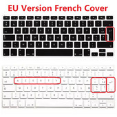 EU Euro AZERTY Francuska maska za tipkovnicu za Macbook Air Pro Retina 13 15 (prije 2016.) Silikonska zaštita za kožu tipkovnice za iMac