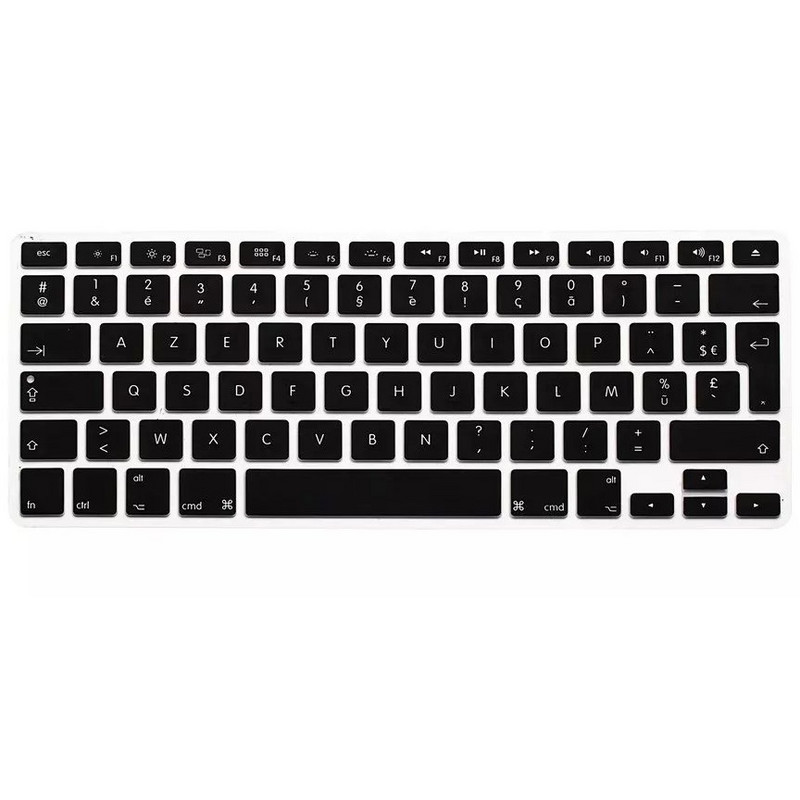 EU Euro AZERTY Francuska maska za tipkovnicu za Macbook Air Pro Retina 13 15 (prije 2016.) Silikonska zaštita za kožu tipkovnice za iMac