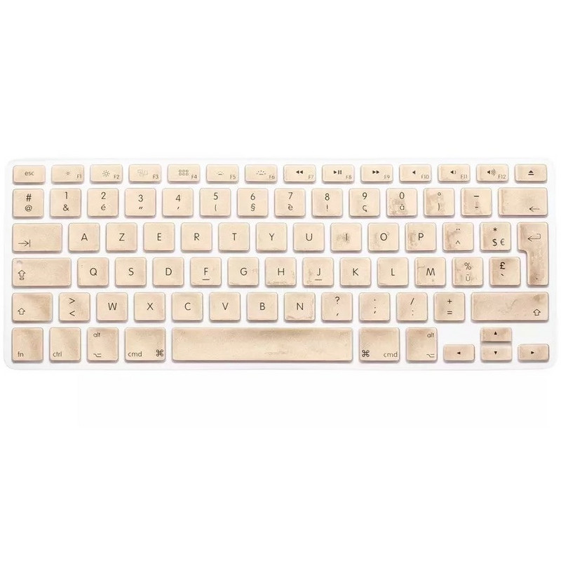 EU Euro AZERTY Francuska maska za tipkovnicu za Macbook Air Pro Retina 13 15 (prije 2016.) Silikonska zaštita za kožu tipkovnice za iMac