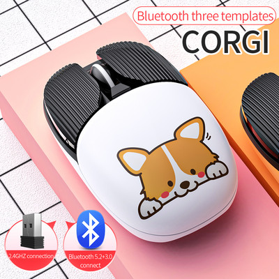 Mouse fără fir Bluetooth Mouse de computer reîncărcabil Wireless Silențios Mause Mini Mouse ergonomic pentru PC laptop USB Mouse optice