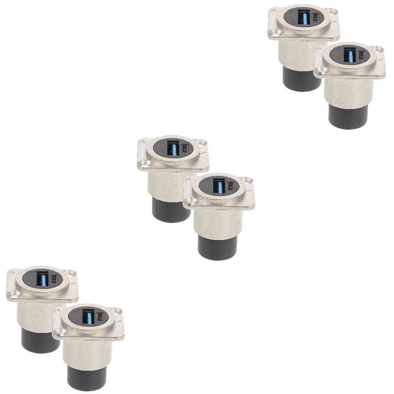 6 kom kabelski prolaz kroz USB konektor Utičnica Utičnica Adapter 3.0 Panel Mount Spojnik Pregrada Prijenos podataka