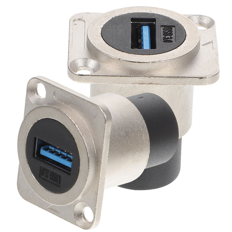 6 kom kabelski prolaz kroz USB konektor Utičnica Utičnica Adapter 3.0 Panel Mount Spojnik Pregrada Prijenos podataka