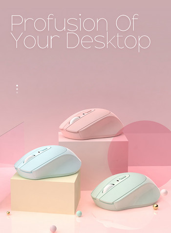 Ασύρματο ποντίκι Bluetooth Ποντίκι Ασύρματο υπολογιστή Silent Mause Εργονομικό ποντίκι παιχνιδιού για φορητό υπολογιστή