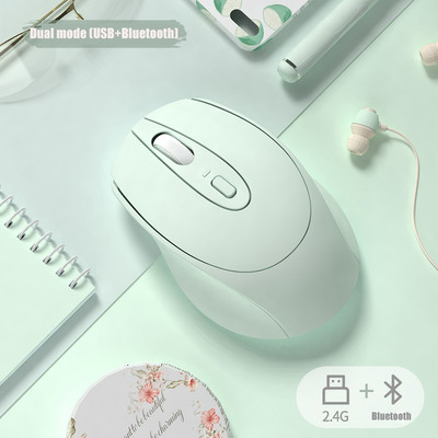 Belaidė pelė Bluetooth pelė Belaidis kompiuteris Silent Mause Ergonomiška žaidimų pelė nešiojamam kompiuteriui