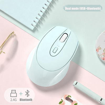 Belaidė pelė Bluetooth pelė Belaidis kompiuteris Silent Mause Ergonomiška žaidimų pelė nešiojamam kompiuteriui