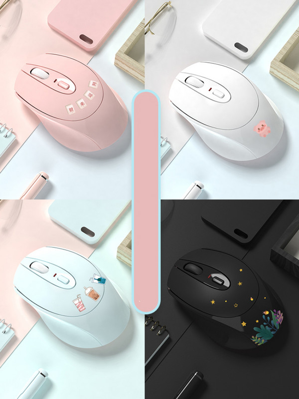 Belaidė pelė Bluetooth pelė Belaidis kompiuteris Silent Mause Ergonomiška žaidimų pelė nešiojamam kompiuteriui