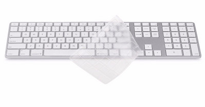 За iMac Кабелна USB клавиатура Apple A1243 MB110LL/B с цифрова клавиатура Версия на САЩ TPU клавиатура Протектор на капака Кожа за iMac