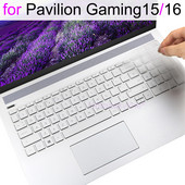 skirtas HP Pavilion žaidimų klaviatūros dangtelis 15 16 15-DK 15-EC 15T-DK 15Z-EC NB 15-AK 16-A silikoninis nešiojamojo kompiuterio apsauginis dėklas, 15,6 TPU