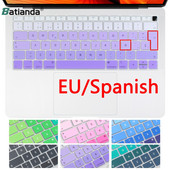 Ispanijos klaviatūros viršelio lipdukų apsauga, skirta 2018 m. naujam „MacBook Air“ 13 colių su „Touch ID“ ir „Retina A1932“ nešiojamojo kompiuterio priedais