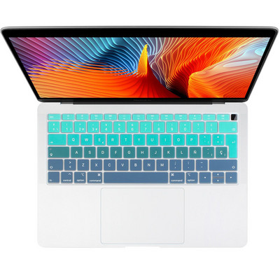 Ispanijos klaviatūros viršelio lipdukų apsauga, skirta 2018 m. naujam „MacBook Air“ 13 colių su „Touch ID“ ir „Retina A1932“ nešiojamojo kompiuterio priedais
