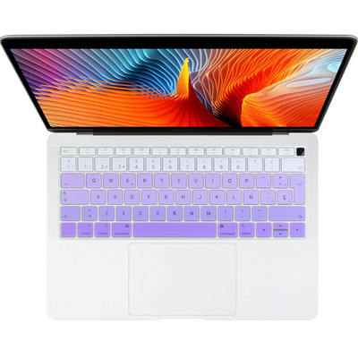 Ispanijos klaviatūros viršelio lipdukų apsauga, skirta 2018 m. naujam „MacBook Air“ 13 colių su „Touch ID“ ir „Retina A1932“ nešiojamojo kompiuterio priedais