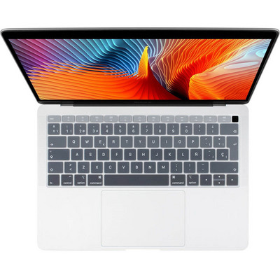 Ispanijos klaviatūros viršelio lipdukų apsauga, skirta 2018 m. naujam „MacBook Air“ 13 colių su „Touch ID“ ir „Retina A1932“ nešiojamojo kompiuterio priedais