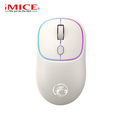 RYRA Ασύρματο ποντίκι γραφείου Bluetooth διπλής λειτουργίας RGB Επαναφορτιζόμενη σίγαση Ποντίκι TYPE-C Διασύνδεση ποντικιού παιχνιδιού για tablet φορητό υπολογιστή