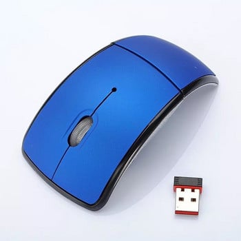 Erilles 2.4G сгъваема безжична оптична мишка компютър безжични професионални гъвкави USB мишки с ключ за лаптоп Настолен компютър