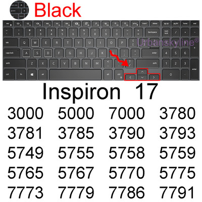 Poklopac tipkovnice za Dell Inspiron 16 Plus 17 5620 5625 7610 7620 2 u 1 7706 7773 7779 7786 7791 Silikonska zaštitna maska Novo