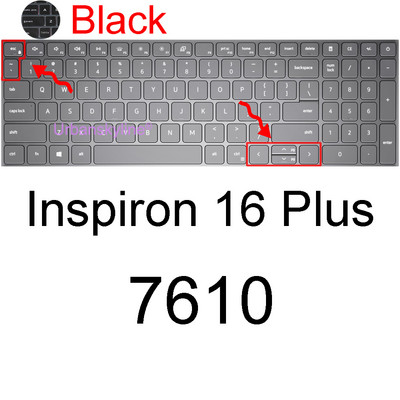 Poklopac tipkovnice za Dell Inspiron 16 Plus 17 5620 5625 7610 7620 2 u 1 7706 7773 7779 7786 7791 Silikonska zaštitna maska Novo