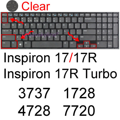 Poklopac tipkovnice za Dell Inspiron 16 Plus 17 5620 5625 7610 7620 2 u 1 7706 7773 7779 7786 7791 Silikonska zaštitna maska Novo