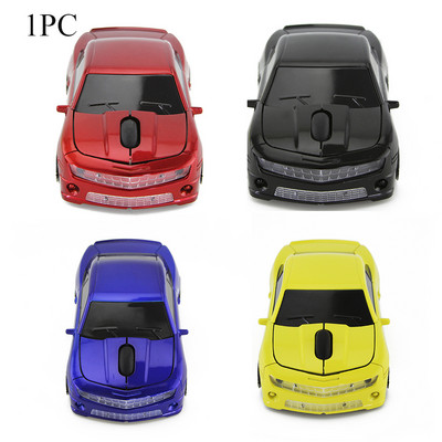 2,4 GHz Miš Oblik automobila Optičko računalo Prijenosno računalo Plastično 3 tipke Kućni ured Cool Gaming Mini bežični USB prijemnik