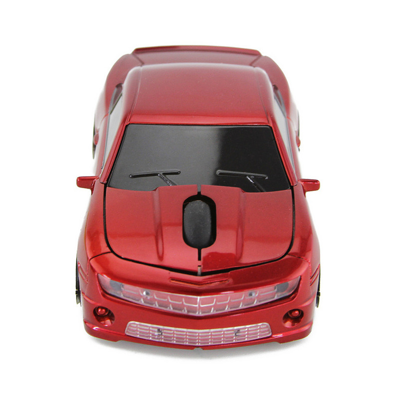 2,4 GHz Miš Oblik automobila Optičko računalo Prijenosno računalo Plastično 3 tipke Kućni ured Cool Gaming Mini bežični USB prijemnik