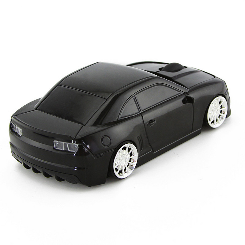 2,4 GHz Miš Oblik automobila Optičko računalo Prijenosno računalo Plastično 3 tipke Kućni ured Cool Gaming Mini bežični USB prijemnik