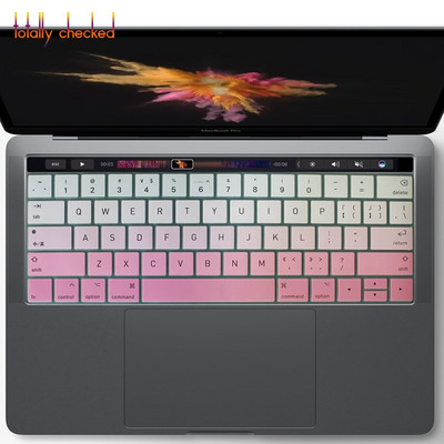 Za Mac Macbook Pro 13 15 13.3 15.6 Touch Bar A1706 A1707 A1989 A1990 2018 US English tipkovnica Cover Protector skin Cover