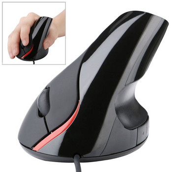 Εργονομική σχεδίαση USB Vertical Optical Mouse Wrist Healing for Computer PC Laptop New Drop shipping-PC Friend X6HA