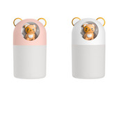 Zvlhčovač vzduchu Cool Mist 300ml Mini zvlhčovače s nočným svetlom, tiché zvlhčovače vzduchu 20dB pre domácu spálňu, obývačku