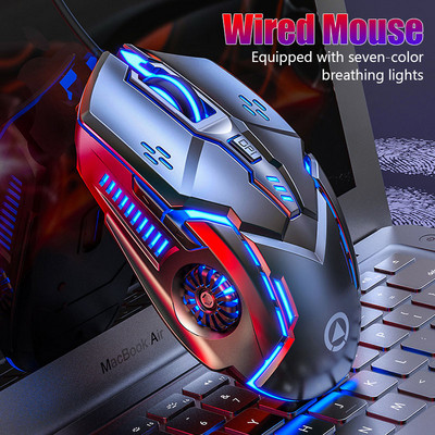 Mechanikus E-Sports G5 vezetékes Bluetooth egér számítógépes egérhez, újratölthető háttérvilágítású, csendes irodai USB egér laptophoz