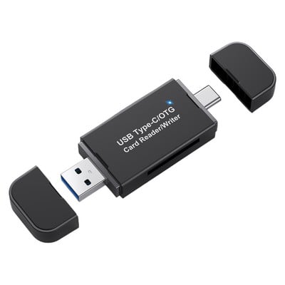 3 viename OTG Micro SD kortelių skaitytuvas USB3.0 kortelių skaitytuvas USB TF Micro SD adapteris Išmanusis atminties kortelių skaitytuvas, skirtas Apple OTG adapteriui
