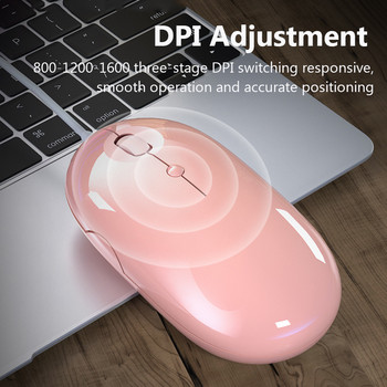 Ергономична мишка за игри USB кабелна компютърна мишка Gamer Optical Mice Magic Silent Mause For PC Gamer Laptop Pink Girl Gift Office