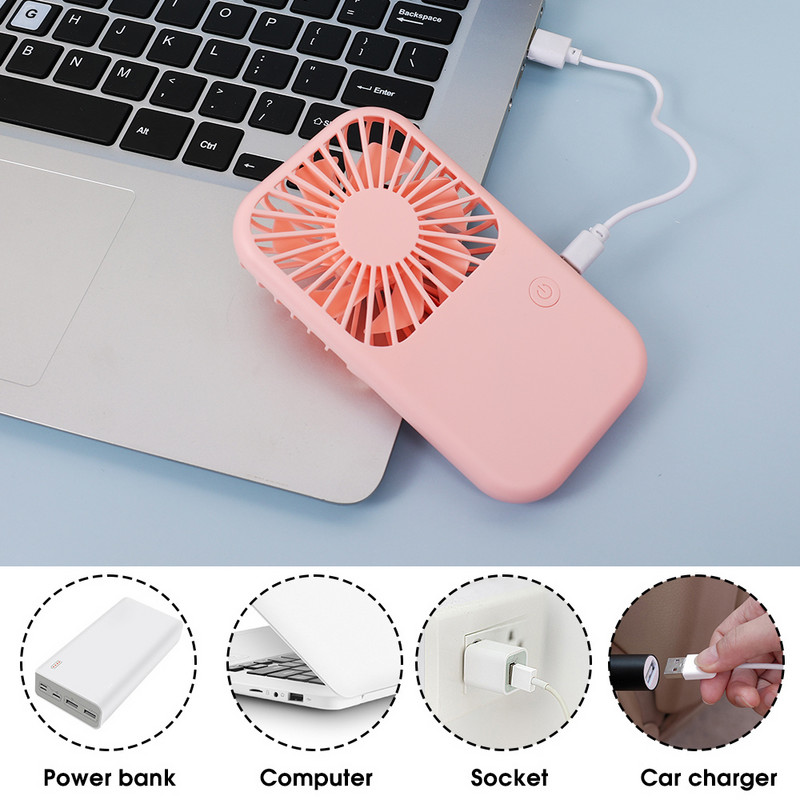 Mini ventilator portabil de buzunar Aer răcoros de mână Răcire de călătorie Mini ventilatoare reîncărcabile pentru răcire cu aer în aer liber Ventilator de vară pentru birou