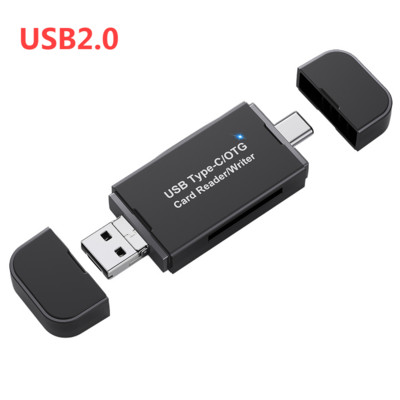 Za Apple OTG 3 u 1 Micro USB na SD adapter TF čitač SD kartice Writer Plug and Play Dual Card čitač pametne memorije s dvostrukim čitanjem