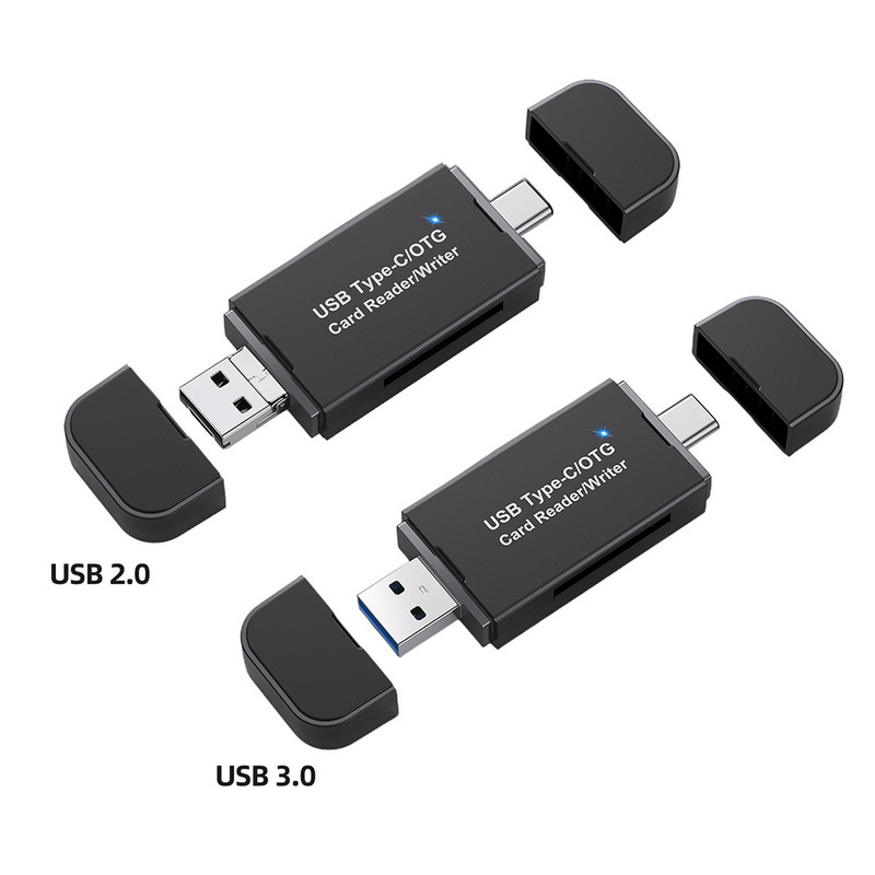 Za Apple OTG 3 u 1 Micro USB na SD adapter TF čitač SD kartice Writer Plug and Play Dual Card čitač pametne memorije s dvostrukim čitanjem