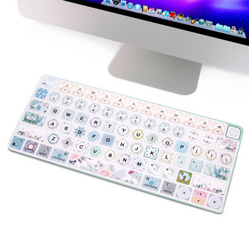 HRH Cartoon για 2021 Apple iMac 24 ιντσών Euro Magic Keyboard with Touch ID A2449 M1 Chip A2450 Silicone Keyboard Protector