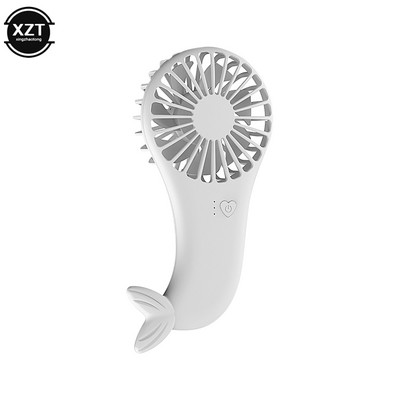 Ventilator electric ușor de călătorie Mini încărcare USB în formă de sirenă Zgomot redus poate fi pus în ventilatorul portabil de buzunar