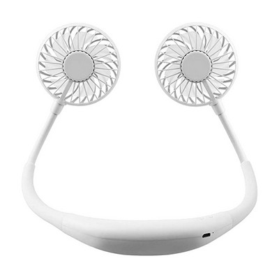 Naujas nešiojamas ventiliatorius, laisvų rankų įranga ant kaklo, pakabinama USB laisvų rankų įranga, įkraunamas dvigubas ventiliatorius, mini oro kondicionieriaus aušintuvas, ventiliatorius kambariui