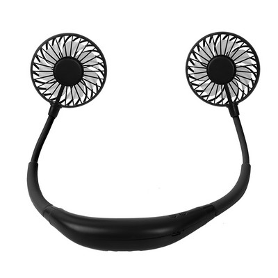 Naujas nešiojamas ventiliatorius, laisvų rankų įranga ant kaklo, pakabinama USB laisvų rankų įranga, įkraunamas dvigubas ventiliatorius, mini oro kondicionieriaus aušintuvas, ventiliatorius kambariui