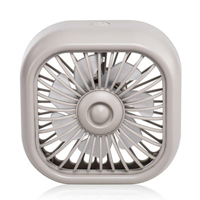 Otvor za zrak u automobilu, USB ventilator, automatski ventilator za hlađenje sa šarenim LED svjetlom, 3 brzine, jak vjetar